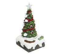 Village lumineux sapin 13 LED multicolore musical - Atmosphera Créateur d'intérieur