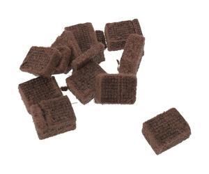 VILLCASE 10 Pièces Blocs Allume-feu pour Barbecue, Cubes Allume-Charbon D'extérieur, Marron, Pin et Cire, Combustion Prolongée, pour Barbecue et Petit Hot-Pot
