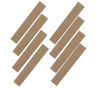 VILLCASE 100 Pochettes à Couverts Étanches en Papier Kraft Marron pour Rangement Pratique de Baguettes, pour Voyage et Barbecue, Lot de 100 Pièces