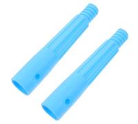 VILLCASE 2 Embouts Filetés pour Poignées de Rallonges, Extrémité Filetée Poignée, Plastique, Type Américain, Installation Rapide, pour Perche Télescopique et Manche à Balai