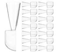 VILLCASE 20 Pièces Cuillère Doseuse en Plastique Légère Graduation, Facile à Laver, pour Mélanges de Soins du Visage et Masques, Accessoire Pratique pour Kits de Voyage