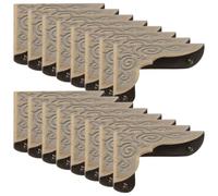 VILLCASE 25 Pièces Protège-Coins en Fer pour Albums Photo et Scrapbooking, Style Antique Élégant, Protection et Décoration pour Coins de Livres et Menus, pour DIY Crafts