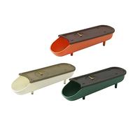 VILLCASE 3 Pièces Boîte à Œufs Empilable avec Couvercle et Minuterie Organisateur de Réfrigérateur Pratique pour Œufs Rangement Automatique et Sécurisé Durable