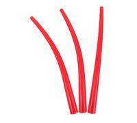 VILLCASE 3pcs Buses à Colle Coniques en Plastique Rouge Embout Allongé pour Calfeutrage Précis, Contrôle du Flux et Réparation de Fenêtres et Portes en Construction