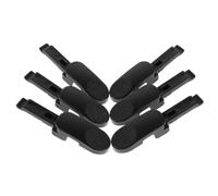 VILLCASE 6 Pièces Poignée de Couvercle de Bouilloire Isotherme en Plastique Noir, Accessoire de Remplacement Facile à Nettoyer pour Usage à Domicile et Bureau, Compatible Carafe Isolée