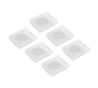 VILLCASE 6pièces Cache-bouton Transparent Lot Pour Interrupteurs Couvercle De Protection Cache-interrupteur Mural Boîtier Interrupteur