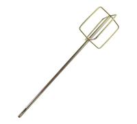 VILLCASE Accessoire de Mélangeur pour Perceuse en Acier, Bâton de Mélange Polyvalent pour Peinture et Plâtre, Outil pour Mélange Rapide et Homogène