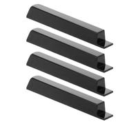 VILLCASE Accessoires de Réparation pour Touches de Piano Droit Noir en Plastique 4pcs, Installation Facile et Usage Solide pour Usage Personnel et Professionnel