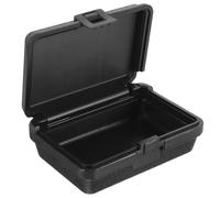 VILLCASE Boîte à Outils Rigide Noire Petite, Étui Portable Étanche pour Accessoires de Quincaillerie, Mallette de Rangement Polyvalente pour Professionnels et Amateurs en Extérieur