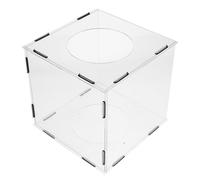 VILLCASE Boîte de Broyage Fermée en Acrylique Transparente Capot Facile à Nettoyer pour Polissage Polyvalent une Large Gamme de Projets