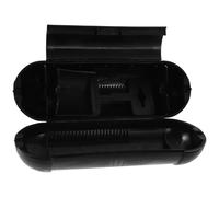 VILLCASE Boîte de Jonction Extérieure, Cache de Prise Électrique Étanche, Abs Noir, Isolation Électrique, Résistant aux Chocs, pour Rallonge Extérieure