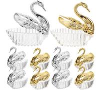 VILLCASE Boîtes à Dragées Transparentes pour Mariage Lot de 24 Pièces Élégantes, Contenant Raffiné pour Bonbons, Décoration de Fête et Rangement Pratique Couleur Couleur Aléatoire