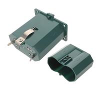 VILLCASE Boîtier de Batterie Vert pour Chauffe-eau à Gaz en Plastique et Fer, Accessoire Portable Compatible pour Alimentation par Batteries