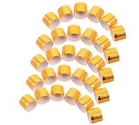 VILLCASE Bouchon à Vis Résistant Déformation en Plastique Or 30 Pièces Étanchéité Sécurisée Surface Lisse, Filetage 18 Tours pour Flacon Diffuseur de Parfum en Verre pour Aromathérapie