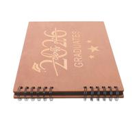 VILLCASE Carnet à Spirale Léger et Portable pour Remise de Diplôme 2026, Design Unique de Graduation, pour Voyages et Fêtes de Classe