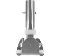 VILLCASE Clip Rotation à 360 Degrés pour Manche de Balai Ménager en Acier Inoxydable Adaptateur Flexible pour Nettoyage Domestique