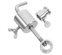VILLCASE Contrepoids Rôtissoire Acier Inoxydable Outil Équilibrage pour Broche de Barbecue Support Stable Réglable pour Cuisson Uniforme Accessoire Portable pour Gril Extérieur