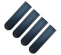 VILLCASE Couvercle de Barre de Rechange pour Guide-chaîne de Tronçonneuse en PE Noir, Protection Renforcée Bruit, Lot de 4 Pièces pour Usage Extérieur et Bûcheronnage