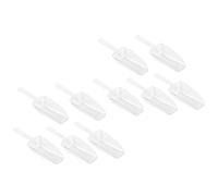 VILLCASE Cuillère Doseuse en Plastique 10 Pièces, Mini Pelle à Glace Multifonction Cuisine Domestique et Buffet, Adaptée pour Soja et Thé