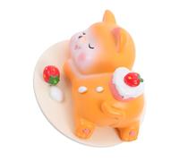 VILLCASE Décoration Chat Mignon en Résine pour Tableau de Bord Voiture | Statuette de Collection, Base Stable et Finition, pour Intérieur Auto, Bureau et Étagère