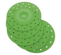VILLCASE Disque Diamanté Vert pour Meuleuse 5pcs, Lame en Acier et Adamas, Double Fonction Ponçage et Coupe, Angle 45° pour Façonnage de Plans de Travail et Crédences