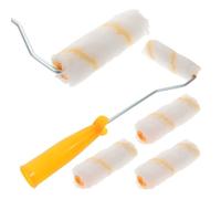 VILLCASE Ensemble de Rouleaux à Peinture 4 Pouces Manche Multifonction en Polyester, Résistant à L'éclaboussure, pour Murs et Plafonds en Diy, Lot de 10 Couleur Aléatoire Plusieurs styles
