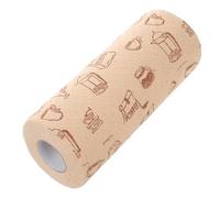 VILLCASE Essuie-tout en Fibre Cuisine, Papier Absorbant Beige, sans Peluche Résidus, Nettoyage Cuisine ou Lors de Fêtes