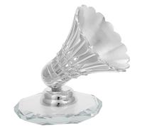 VILLCASE Figurine Badminton Argentée avec Socle Octogonal Ornement Élégant pour Décoration Intérieure Voiture Accessoire et Raffiné pour Tableau de Bord des Passionnés de Badminton