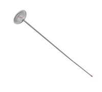 VILLCASE Grand et Thermomètre Allongée Sonde en Acier Extérieur Inoxydable Verre, Thermomètre à Sol Rapide et Pratique pour Jardinage en Serrage Domicile