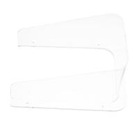 VILLCASE Housse de Pluie en Acrylique pour Sonnette Vidéo Protection Étanche et Visibilité Claire, Abri Extérieur Résistant aux Intempéries pour Porte et Poignée