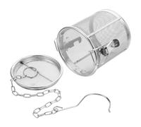 VILLCASE Infuseur à Thé en Acier Inoxydable avec Crochet de Chaîne Étendu, Tamis à Mailles Fines pour Soupe et Cuisson, Facile à Nettoyer et Résistant pour Thé en Vrac