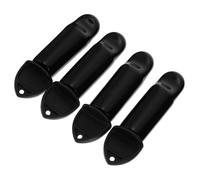 VILLCASE Kit de Brosses de Nettoyage pour Robinet de Bière Bouchons en Caoutchouc Noir, Flexible et Isolant, Adapté aux Robinets Standards et Utilisation en Extérieur