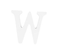 VILLCASE Lettre W Décorative Bois pour Maison Mariage Fête Blanc Ornement Rustique Élégant