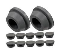 VILLCASE Lot de 12 Bouchons de Vidange pour Climatiseur 20mm en Caoutchouc Étanche, Prise pour Module Extérieur, Accessoires pour Tuyau de Drainage, Usage Domestique et Bureau