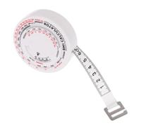 VILLCASE Mètre Ruban Corporel Calculateur Bmi, Mètre Ruban de Mesure Masse Grasse Rond, Plastique, Rétractable, Portable, 1,5m, Fitness et Suivi Santé, Athlètes et Utilisateurs Quotidiens