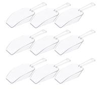 VILLCASE Pelle à Glace Plastique 10 Pièces Mini Légère pour Café Soja Buffet Usage Quotidien Cuillère Doseuse Multifonction