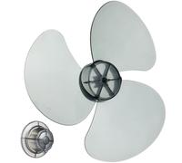 VILLCASE Pièce de Rechange pour Ventilateur Pale sur Pied, Ventilateur de Table à 3 Pales en Plastique, Surface Lisse, Installation Facile