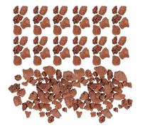 VILLCASE Pierre Décorative Rouge Volcanique 60g, 1 Sachet, Roche Naturelle | Table de Sable et Bassin, Décoration de Mini Paysage, Rendu Réaliste et Finition Soignée