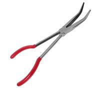 VILLCASE Pinces à Feu Longues pour Fusion de Bijoux, Acier au Carbone | Résistance à Haute Température, Prise Ergonomique, Entretien Facile, pour Métal et Fil, Projets de Bijouterie