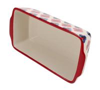 VILLCASE Plat à Four Rectangulaire en Céramique 450ml Double Poignée, Résistant Lave-vaisselle et Réfrigérateur, pour Servir Légumes et Viandes