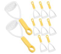 VILLCASE Presse-purée Ensemble de 10 Pièces pour Manuel Pommes de Terre et Fruits en Pp Léger, Polyvalent et Facile à Utiliser, pour Petites Cuisines et Dortoirs Étudiants