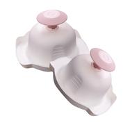 VILLCASE Protecteur de Doigts pour Coupe-légumes 2pcs en Plastique et Acier 5 Aiguilles en Acier pour Sécurité des Doigts en Cuisine à Domicile