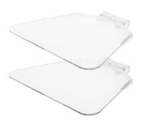 VILLCASE Protection touret meuler Plastique Transparent 20cm, Protecteur touret à meuler, Cache Disque meule, Protection Contre Les copeaux, lot 2 pièces, Atelier