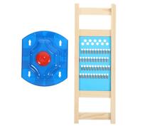 VILLCASE Râpe à Légumes avec Support de Sécurité en Acier Inoxydable Multifonction Design Compact et Finition Soignée, pour Râper Pommes de Terre et Fromage Lors D'une Pendaison