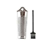 VILLCASE Râpe Acier Inoxydable pour Fromage et Chocolat Multifonction pour Fruits et Légumes avec Lame Incurvée et Brosse de Nettoyage Protection Anti-rayures Facile à Nettoyer