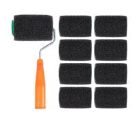 VILLCASE Rouleau à Pâte de Réparation Murale Antidérapant en Plastique et Éponge, Rouleau Texturé pour Peinture Murale DIY Créant des Motifs Complexes