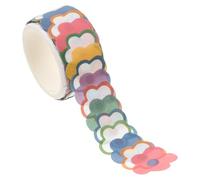 VILLCASE Ruban Adhésif Washi en Papier Décoratif 1 Rouleau Motifs Floraux, Adhérence Forte et Polyvalent pour Journaux et Planners pour Scrapbooking Créatif