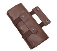 VILLCASE Sacoche Coiffeur en Cuir PU pour Ciseaux Professionnels Pochette de Rangement Légère pour Accessoires Coiffure Étui Portable pour Usage Quotidien et Voyages Couleur Aléatoire