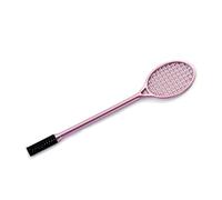 VILLCASE Stylo à Bille Rose de Raquette de Tennis 0.5mm Pointe Fine en Plastique pour Dessin et Marquage, pour Boîte de Papeterie Kawaii