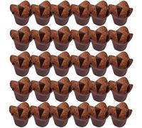 VILLCASE Supports à Cupcakes Antidérapants de Taille Moyenne 100 Pièces en Papier Lotus, Moules à Pâtisserie Jetables et Résistants Graisse pour Boulangeries et Cafétérias